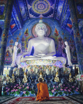 Thailand - Colorsplash! Blue temple Chiang Rai