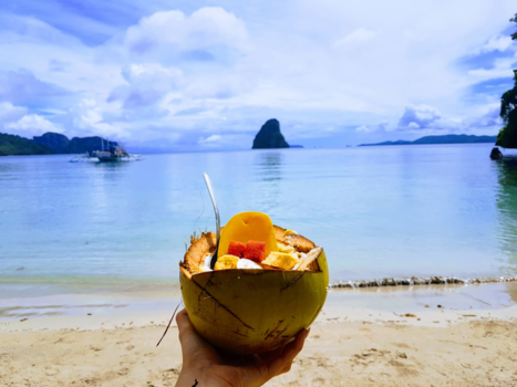 Filipijnen - inhabited island and fresh fruit!