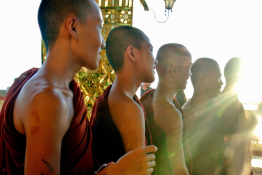 Myanmar - MONKS IN MANDALAY