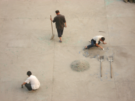 China - Dak van hotel