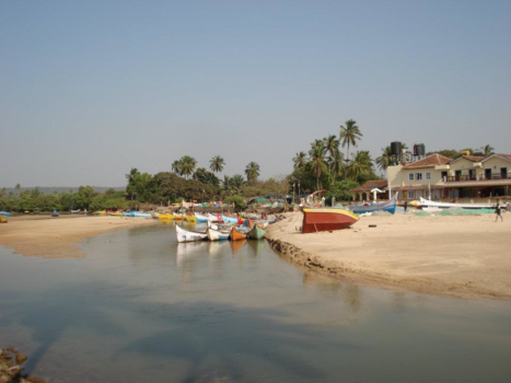 India - vissersboten Goa India