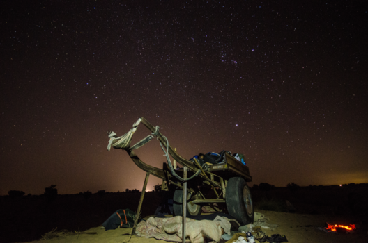 India - Nacht in de Thar woestijn