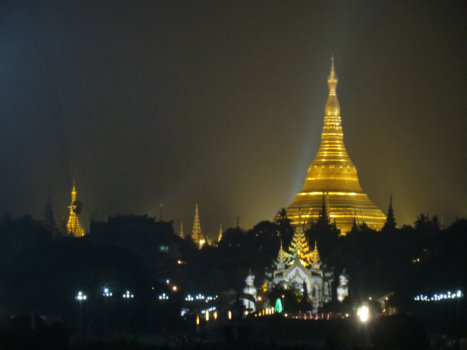 Schwedagon Pagode - Schwedagon by night