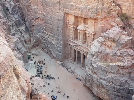 Petra - Treasury van boven
