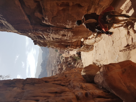 Petra - Eerste zicht van de verborgen stad Petra