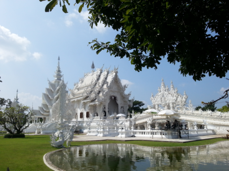Chiang Mai - Wat Rong Khun, de Witte Tempel.