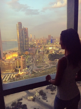 Dubai - Abu dhabi tower view