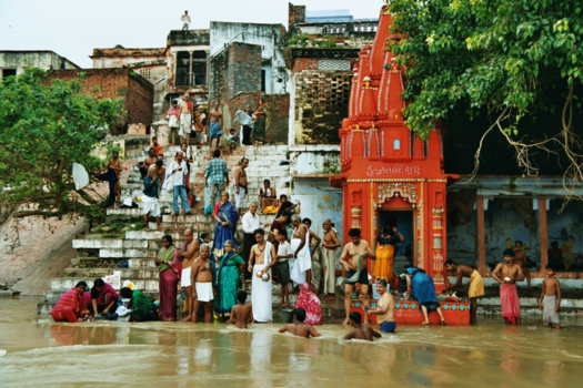 India - Badderen in de Ganges