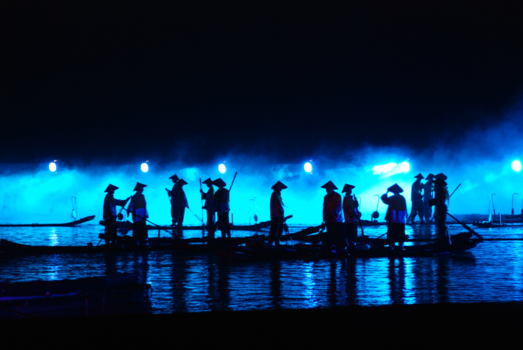 China - Liu Sanjie show in de buurt van Yangshuo