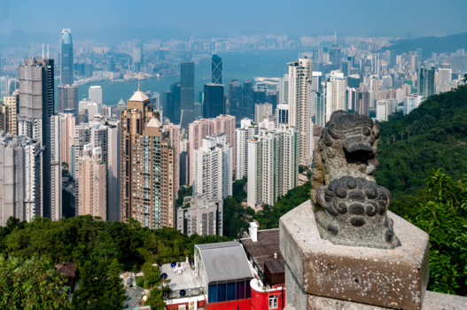 Hong Kong - Uitzicht vanaf "The Peak"