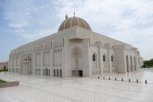 Oman - Sultan Qaboos moskee in Muscat (Oman)