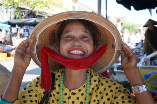 Hoi An - Marktvrouw in Hoi An