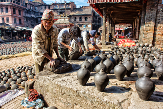 Bhaktapur - Pottenbakker