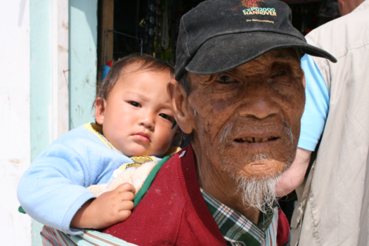 Bhutan - Generations - Old and new