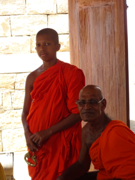 Sri Lanka - Monniken van Boeddha