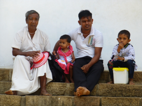 Sri Lanka - Sri Lankaanse familie