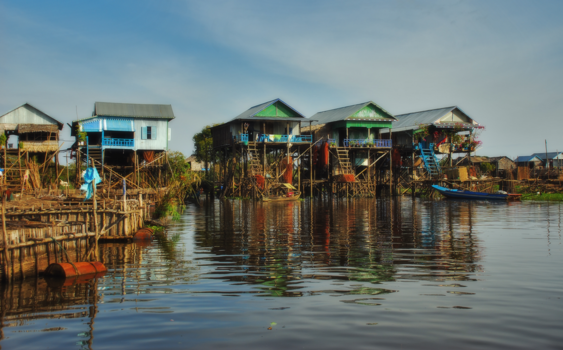 Cambodja - Floating Village Kampong Phluk