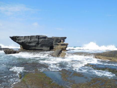 Pura Tanah Lot - Vloed is comming