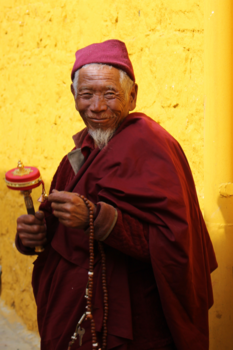 Tibet - Bidden met een lach. Tibet 2018