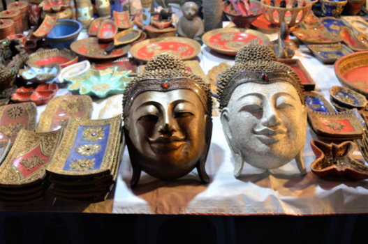 Rondreis Noord-Thailand - Buddha, Street market