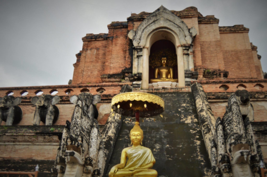 Rondreis Noord-Thailand - Wat Chedi Luang, Chiang Mai
