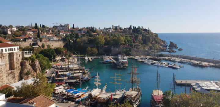Turkije - De haven van Antalya