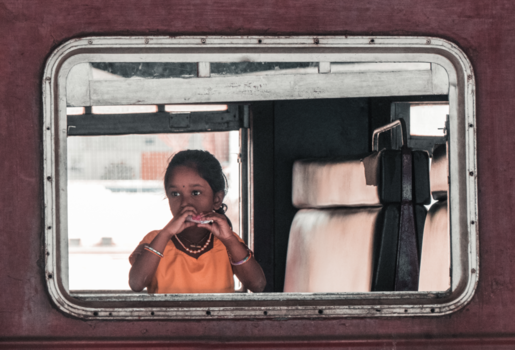 Sri Lanka - The girl in the Train