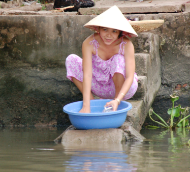 Rondreis Vietnam in twee weken - Een wasje doen