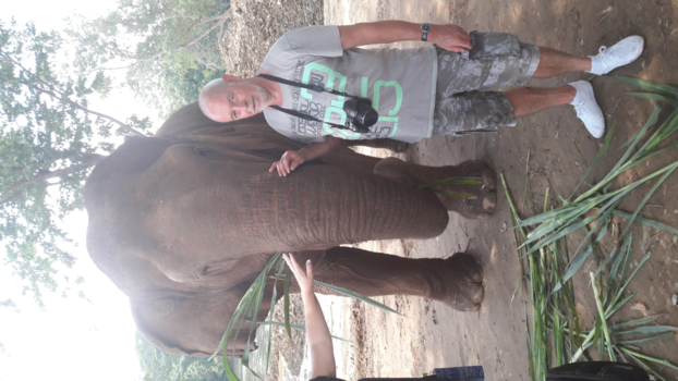 Eilandhoppen in Thailand - Olifanten opvanghuis in Kanchanaburi