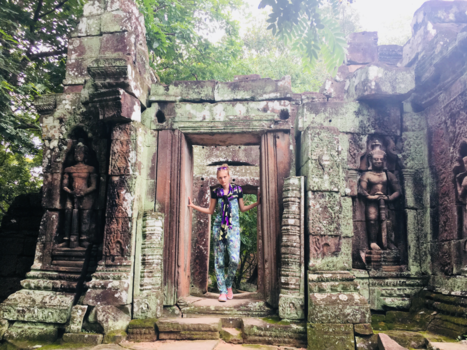 Siem Reap - Beautiful shades of Green - Banteay Kdei temple Siem Reap Cambodja