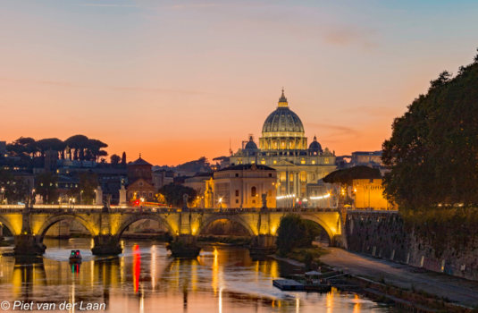 Yazd - Rome in de schemering.