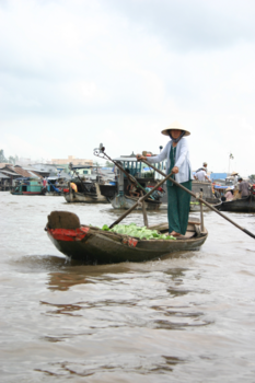 Rondreis Vietnam in vier weken - Drijvende markt