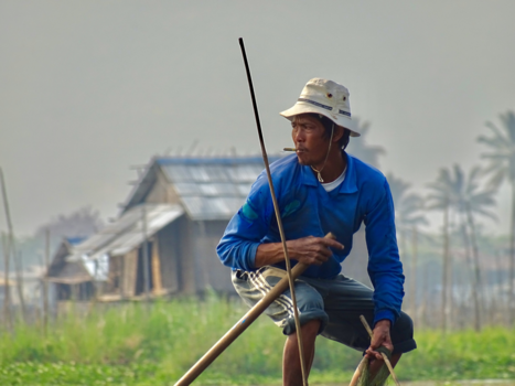 Sri Lanka - Dagtaak van de man: vissen