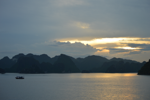 Halong Bay - Zonsondergang