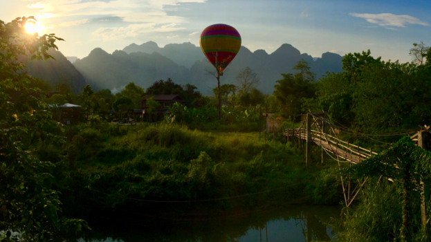 Vang Vieng - As the sun goes down