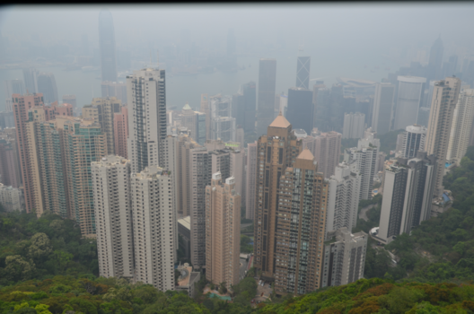 Hong Kong - Uitzicht vanaf The Peak.