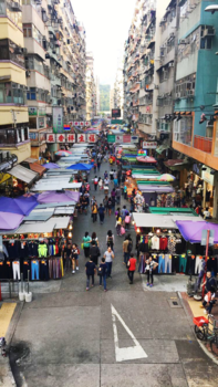 Hong Kong - Mong Kok, drukst bevolkte stukje van de wereld