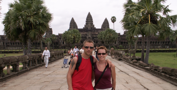 Cambodja - huwelijksaanzoek in ankor watt