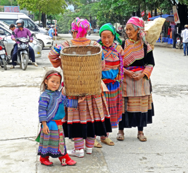 Vietnam - markt in Sapa