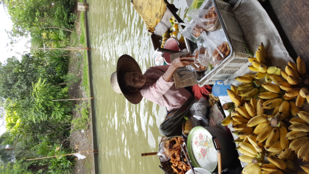 Rondreis Thailand in twee weken - floating market bangkok