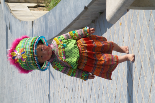 Rondreis Noord-Vietnam - Little Sapa Mhong tribe girl