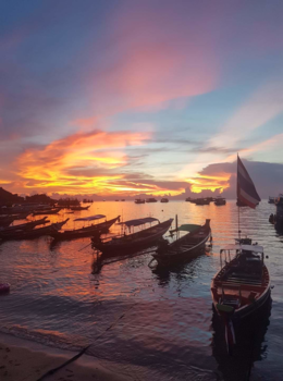 Koh Tao - Zonsondergang koh tao