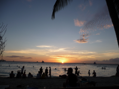 Boracay - Zonsondergang