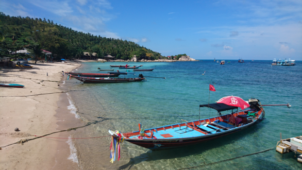 Koh Tao - Het resultaat als je snel even een foto neemt voordat je de boot op gaat.