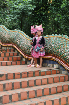 Thailand - Kids in klederdracht - Chiang Mai