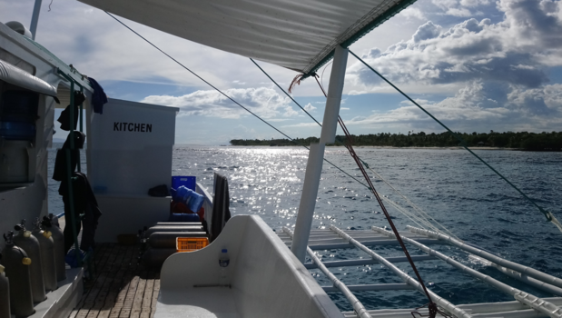 Filipijnen - op weg naar huis na heerlijke duik dag.