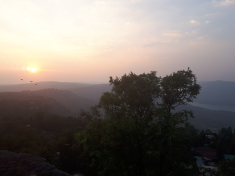 India - De avond valt in Panchgani