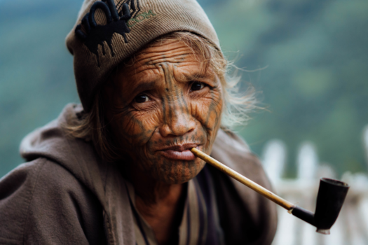 Myanmar - Tattoo woman