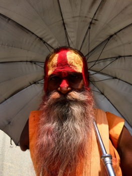 Nepal - Embraced with umbrella