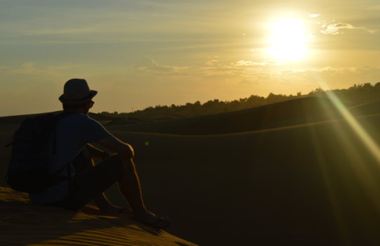 Mui Ne - Zonsondergang bij de zandduinen